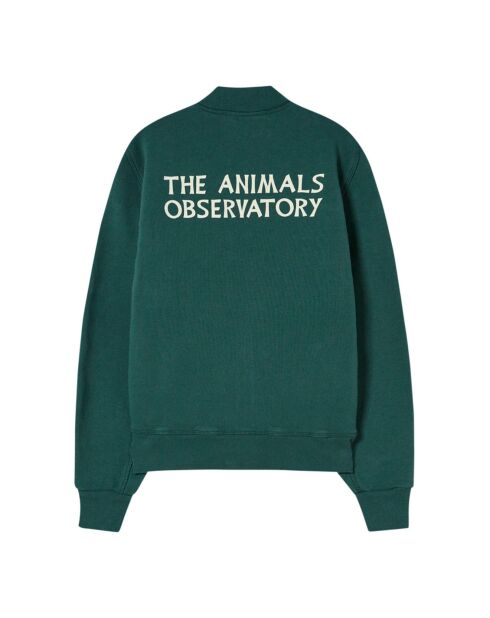 Sweat Zebra vert foncé