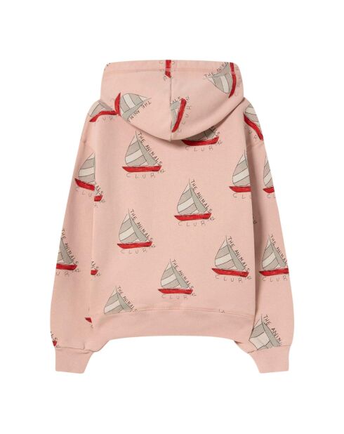 Hoodie Beaver Bateau rose pâle