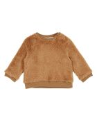 Sweat Façon Fourrure camel