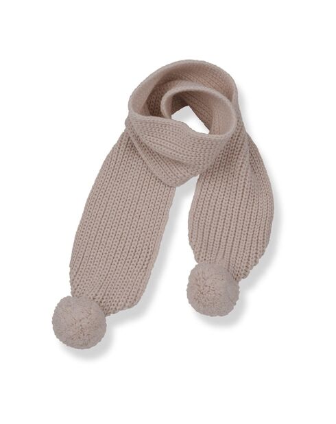 Echarpe Tricot Nele rose pâle