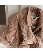 Echarpe Tricot Nele rose pâle