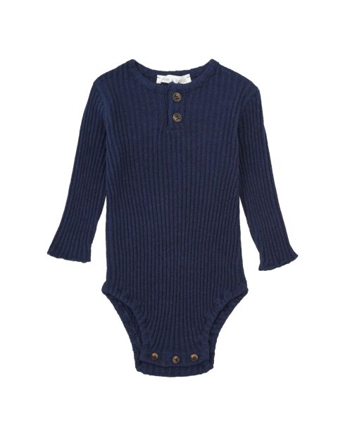 Body Côtelé bleu marine