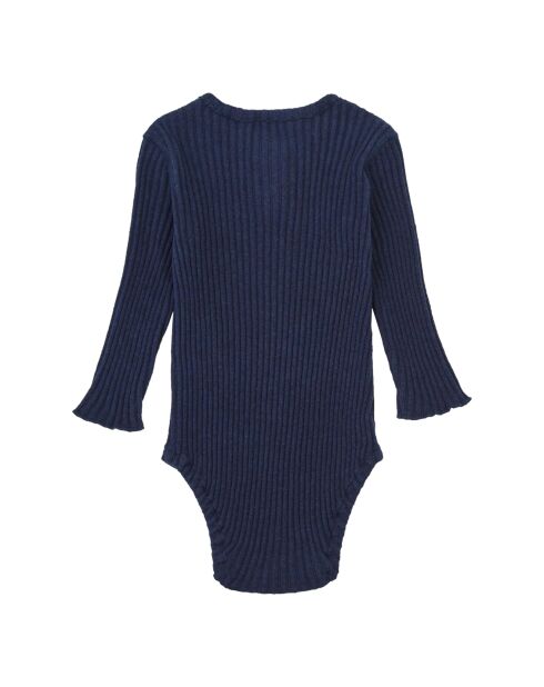 Body Côtelé bleu marine