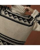 Pull Col Roulé Andy écru