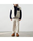 Pantalon Cargo Billie en Coton Responsable écru