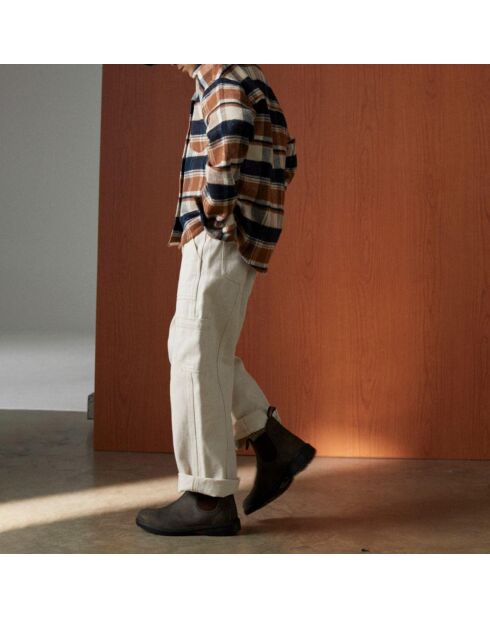 Pantalon Cargo Billie en Coton Responsable écru