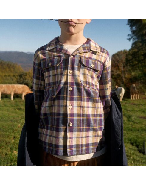 Camicia blu marino Dakota