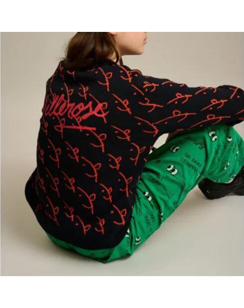 Pull The Animals Observatory X Bellerose en Laine mélangée Gorfou bleu marine