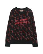 Pull The Animals Observatory X Bellerose en Laine mélangée Gorfou bleu marine