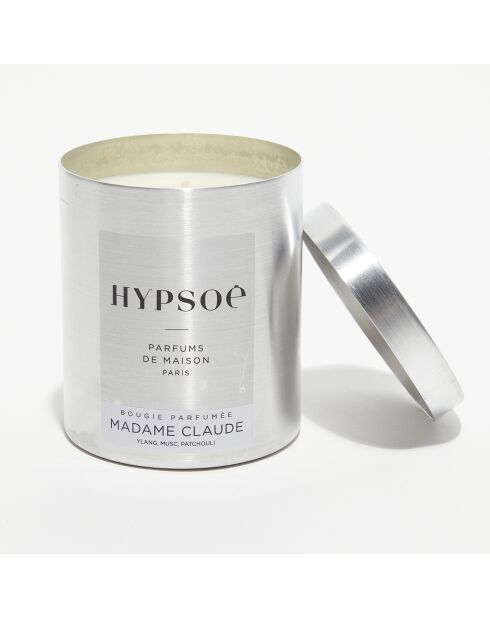 Bougie parfumée métal madame Claude - 1 mèche 50h