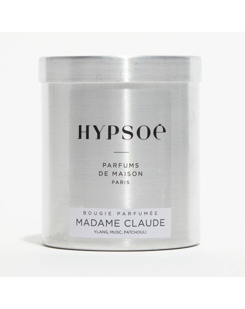 Bougie parfumée métal madame Claude - 1 mèche 50h