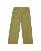 Pantalon en Velours Côtelé Albie vert kaki
