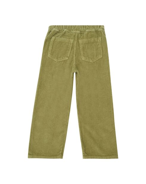 Pantalon en Velours Côtelé Albie vert kaki
