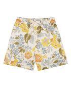 Short en Lin mélangé Gianni écru/multicolore