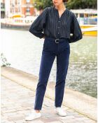 Pantalon en Velours Yarol marine