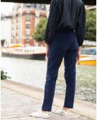 Pantalon en Velours Yarol marine