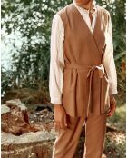 Veste sans manches Venus beige
