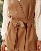 Veste sans manches Venus beige