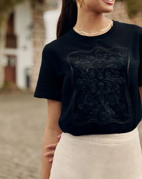 T-Shirt Thessa noir