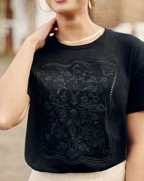 T-Shirt Thessa noir