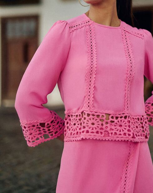 Blouse Tevy rose