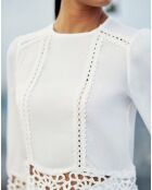 Blouse Tevy blanche
