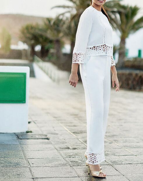 Blouse Tevy blanche