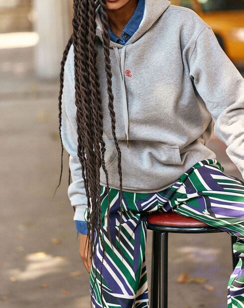Sweat à capuche Tamara gris