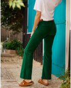 Pantalon en Velourrs côtelé Sonny vert