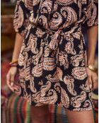 Robe Ruth cachemire noire