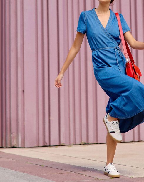 Robe Riley wash bleue