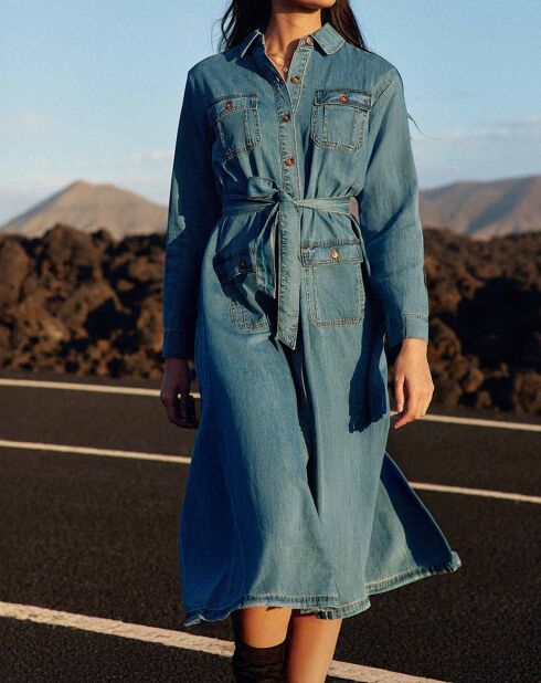 Robe en jean Midi Renly stone