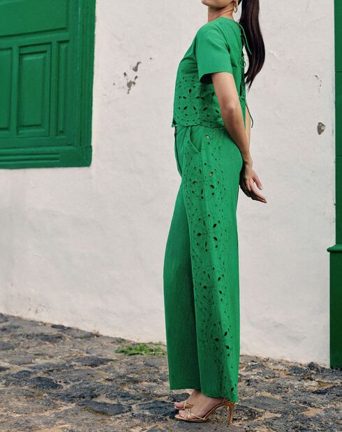 Pantalon Philena vert