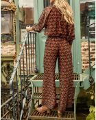 Pantalon Penny romano marron