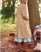 Manteau en Laine mélangée Nelia camel