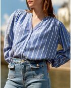Chemise Blue bleu/blanc