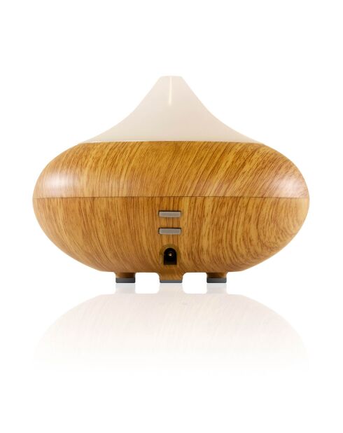 Diffuseur d'arômes en bois avec couvercle transparent [USB]