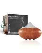 Diffuseur d'arômes en bois avec couvercle transparent [USB]