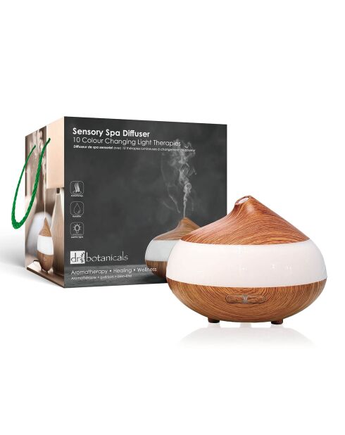 Diffuseur d'arômes en bois avec panneau transparent [USB]