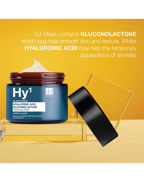 Hyaluronzuur- en gluconolactonmasker - 60 ml