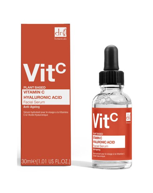 Siero viso con vitamina C e acido ialuronico - 30ml
