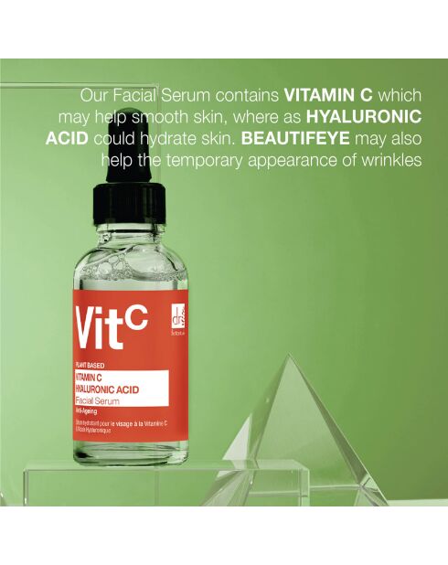 Siero viso con vitamina C e acido ialuronico - 30ml