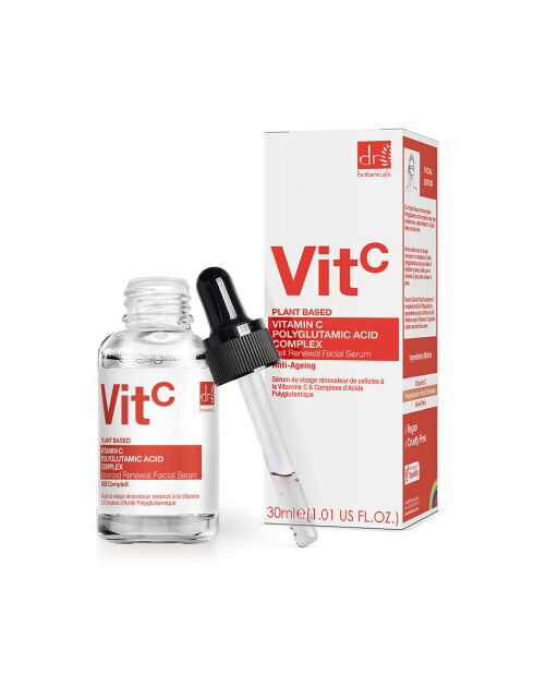 Geavanceerd regenererend gezichtsserum met vitamine C en polyglutaminezuur - 30 ml