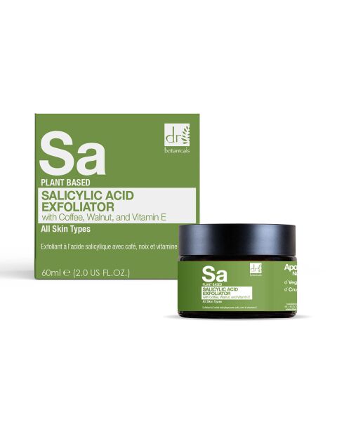 Exfoliant à l'acide salicylique avec café, noix et vitamine E - 60 ml