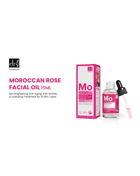 Huile Visage Nourrissante à la Rose - 15ml