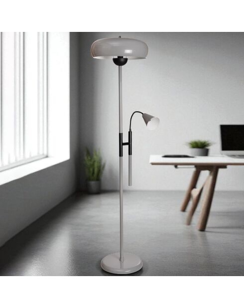 Lampada da terra grigia 8925 - 38x11 cm