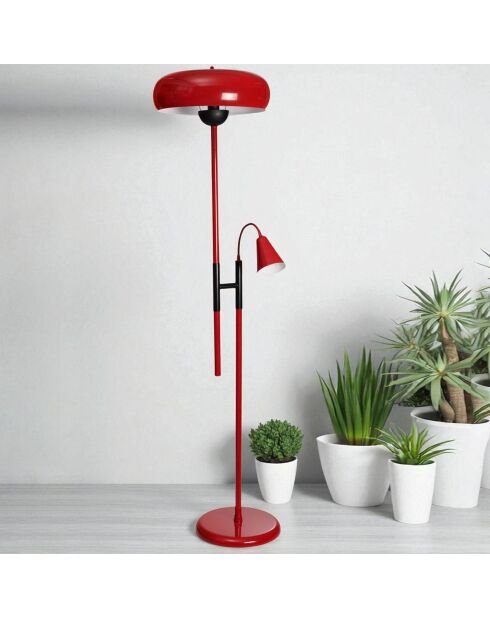 Lámpara de pie roja 8925 - 38x11 cm