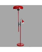 Lámpara de pie roja 8925 - 38x11 cm