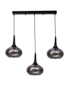 Lustre 9049 gris/noir - 55x6x3 cm