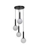 Lustre 9057 blanc/noir - 65x6x3 cm